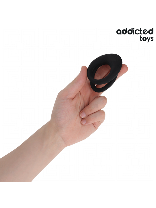 ADDICTED TOYS - ANILLO TEXTURIZADO DOBLE PARA EL PENE