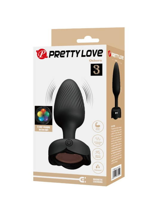 PRETTY LOVE - OSBORN PLUG ANAL CON LUZ LED 9.8 CM
