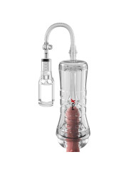 PDX ELITE - MASTURBADOR TRANSPARENTE VIEWTUBE VAC XXL CON BOMBA DE SUCCIÓN 27.3 CM
