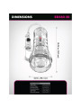 PDX ELITE - MASTURBADOR TRANSPARENTE VIEWTUBE VAC XXL CON BOMBA DE SUCCIÓN 27.3 CM