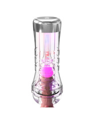 PDX ELITE - MASTURBADOR TRANSPARENTE VIEWTUBE XXL LED STROKER 27.3 CM