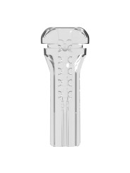 PDX ELITE - MASTURBADOR TRANSPARENTE VIEWTUBE PLUS SEE-THRU EZ-GRIP 21 CM
