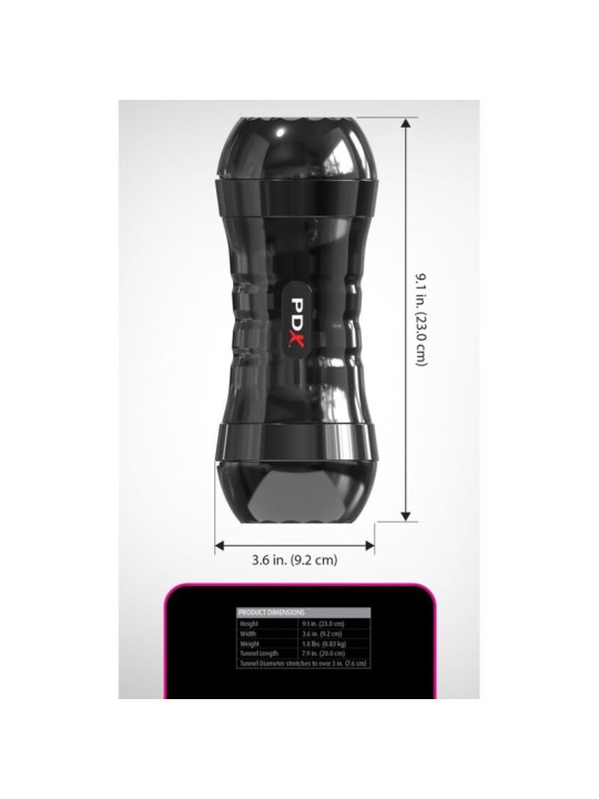 PDX EXTREME - WET PUSSIES MASTURBADOR REVERSIBLE SUPER FLIP-A-PUSSY OVER STROKER 21.6 CM