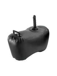 FETISH FANTASY SERIES - SILLÓN HINCHABLE BODY DOCK CON DILDO 69,2 CM NEGRO