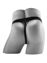 FETISH FANTASY SERIES - STRAP ON HUECO REALISTA VIBRADOR CON TESTÍCULOS 17,8 CM