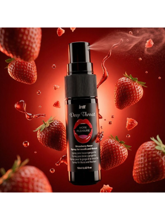 INTT - DEEP THROAT MORE PLEASURE SPRAY ORAL SABOR FRESA