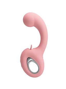 PRETTY LOVE - ERYNNYES VIBRADOR PUNTO G + ESTIMULADOR CLÍTORIS 10 VIBRACIONES ROSA