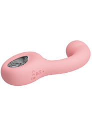 PRETTY LOVE - ERYNNYES VIBRADOR PUNTO G + ESTIMULADOR CLÍTORIS 10 VIBRACIONES ROSA