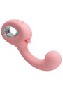 PRETTY LOVE - ERYNNYES VIBRADOR PUNTO G + ESTIMULADOR CLÍTORIS 10 VIBRACIONES ROSA
