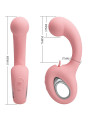 PRETTY LOVE - ERYNNYES VIBRADOR PUNTO G + ESTIMULADOR CLÍTORIS 10 VIBRACIONES ROSA