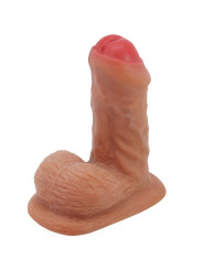 PRETTY LOVE - WARNELL DILDO ULTRA REALÍSTICO Y ELÁSTICO 9.5 CM MULATO