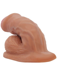 PRETTY LOVE - WARNELL DILDO ULTRA REALÍSTICO Y ELÁSTICO 9.5 CM MULATO