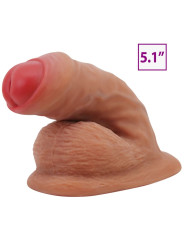 PRETTY LOVE - WARNELL DILDO ULTRA REALÍSTICO Y ELÁSTICO 9.5 CM MULATO
