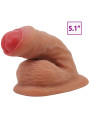 PRETTY LOVE - WARNELL DILDO ULTRA REALÍSTICO Y ELÁSTICO 9.5 CM MULATO
