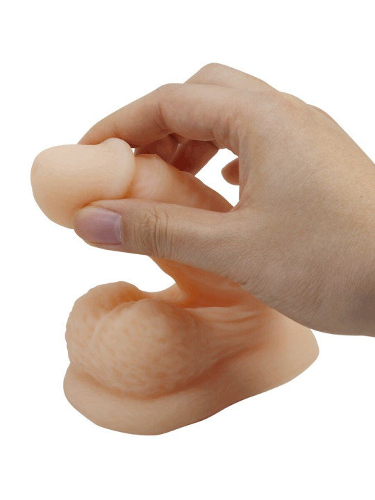 PRETTY LOVE - WILDON DILDO ULTRA REALÍSTICO Y ELÁSTICO 10 CM NATURAL