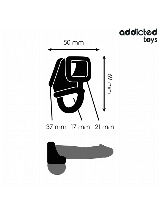 ADDICTED TOYS - ANILLO JAULA PARA EL PENE