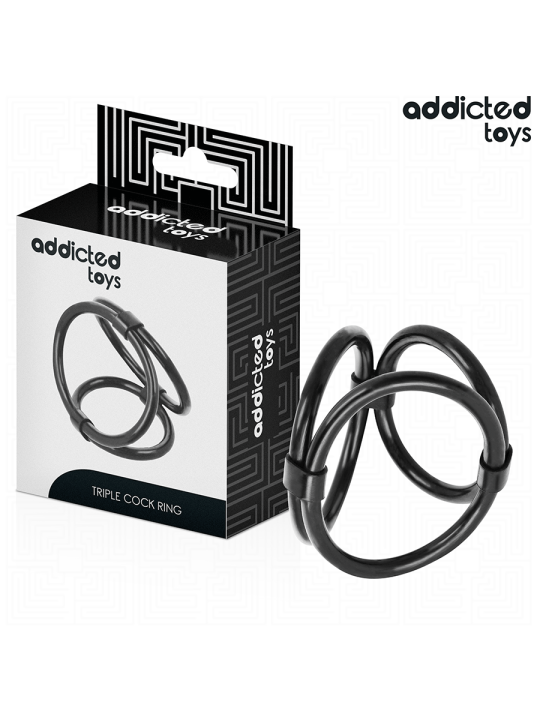 ADDICTED TOYS - ANILLO TRIPLE PARA EL PENE