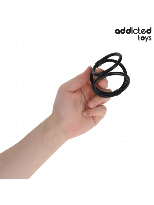 ADDICTED TOYS - ANILLO TRIPLE PARA EL PENE