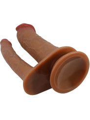PRETTY LOVE - GORAN DOBLE DILDO REALÍSTICO NATURAL MULATO