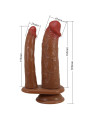 PRETTY LOVE - GORAN DOBLE DILDO REALÍSTICO NATURAL MULATO