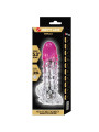 PRETTY LOVE - WILFORD FUNDA REALÍSTICA ALARGADORA CON RELIEVE PARA PENE ROSA