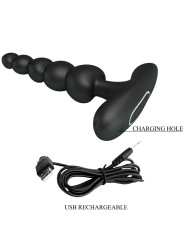 PRETTY LOVE - CORBAN VIBRADOR ANAL 10 VIBRACIONES NEGRO