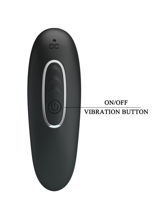 PRETTY LOVE - CORBAN VIBRADOR ANAL 10 VIBRACIONES NEGRO