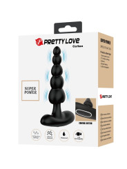 PRETTY LOVE - CORBAN VIBRADOR ANAL 10 VIBRACIONES NEGRO