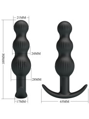 PRETTY LOVE - SIDNEY VIBRADOR ANAL 10 VIBRACIONES NEGRO