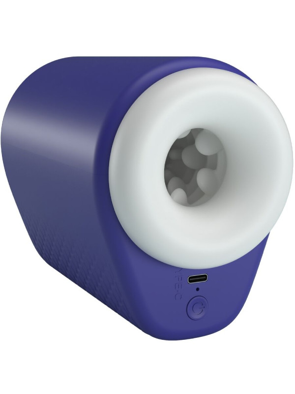 PRETTY LOVE - DJ LADY MASTURBADOR MASCULINO CON VIBRACIÓN 5 CONFIGURACIONES MORADO
