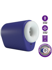 PRETTY LOVE - DJ LADY MASTURBADOR MASCULINO CON VIBRACIÓN 5 CONFIGURACIONES MORADO