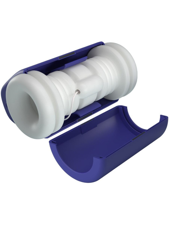 PRETTY LOVE - DJ LADY MASTURBADOR MASCULINO CON VIBRACIÓN 5 CONFIGURACIONES MORADO