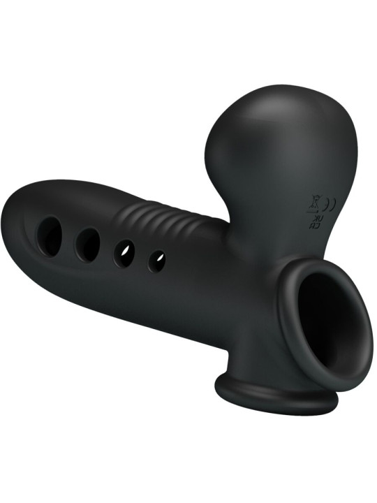 PRETTY LOVE - CRANE FUNDA PARA PENE CON AIRBAG NEGRO