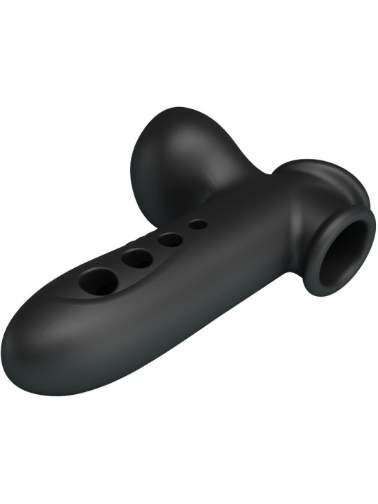 PRETTY LOVE - CRANE FUNDA PARA PENE CON AIRBAG NEGRO