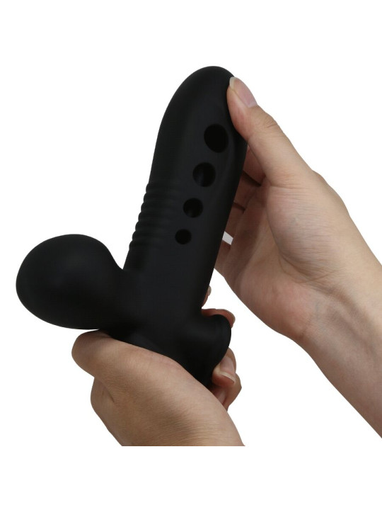 PRETTY LOVE - CRANE FUNDA PARA PENE CON AIRBAG NEGRO