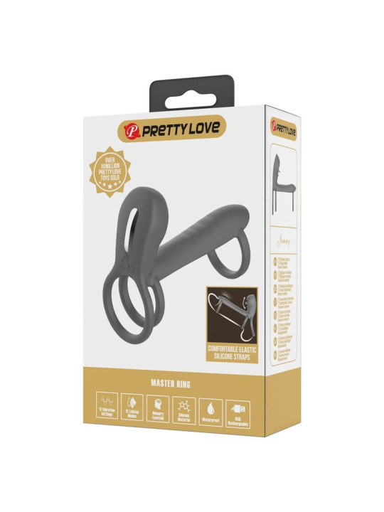 PRETTY LOVE - FUNDA PARA PENE CON DOBLE ESTIMULACIÓN Y EFECTO ORAL