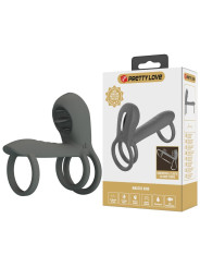 PRETTY LOVE - FUNDA PARA PENE CON DOBLE ESTIMULACIÓN Y EFECTO ORAL