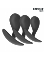 ADDICTED TOYS - SET DE 3 PLUG ANAL SILICONA MODELO 3