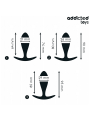 ADDICTED TOYS - SET DE 3 PLUG ANAL SILICONA MODELO 2