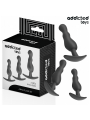ADDICTED TOYS - SET DE 3 PLUG ANAL SILICONA MODELO 1