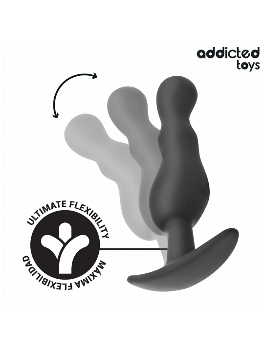 ADDICTED TOYS - SET DE 3 PLUG ANAL SILICONA MODELO 1