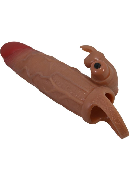 PRETTY LOVE - OSMAR FUNDA PARA PENE + ESTIMULADOR DE CLÍTORIS CON VIBRACIÓN