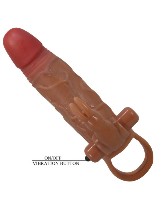 PRETTY LOVE - OSMAR FUNDA PARA PENE + ESTIMULADOR DE CLÍTORIS CON VIBRACIÓN