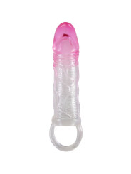 PRETTY LOVE - ODES FUNDA REALÍSTICA ALARGADORA DE 2 CM PARA PENE ROSA