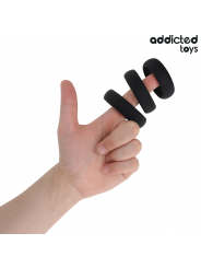 ADDICTED TOYS - SET DE ANILLOS SILICONA PLANOS