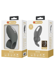 PRETTY LOVE - ANILLO VIBRADOR RECARGABLE CON DOBLE ESTIMULACIÓN