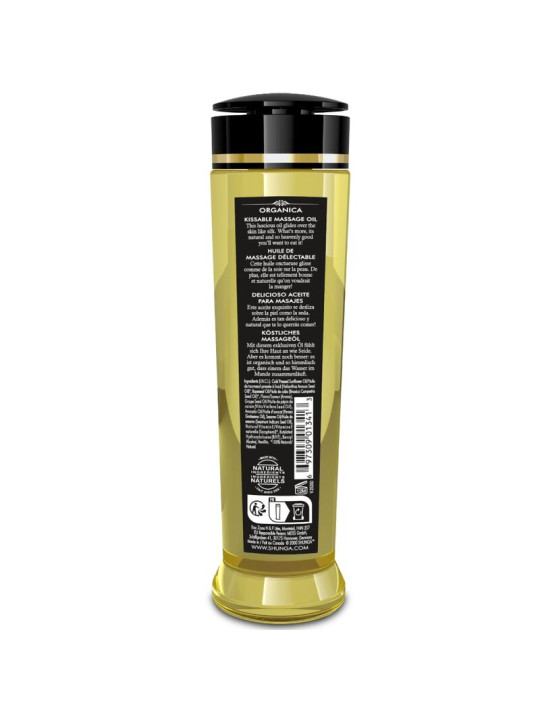 SHUNGA - ACEITE DE MASAJE ORGÁNICO FRAMBUESA 240 ML