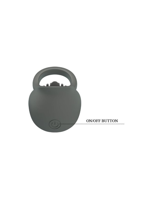 PRETTY LOVE - ANILLO VIBRADOR RECARGABLE CON ESTIMULACIÓN ORAL