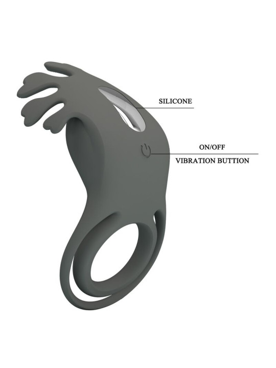 PRETTY LOVE - ANILLO VIBRADOR RECARGABLE CON ESTIMULADOR