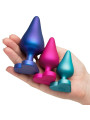 ROMP - LUSTER KIT DE ENTRENAMIENTO ANAL S/M/L CON BASE EN FORMA DE CORAZÓN